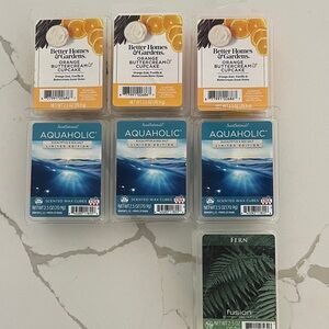 Multiples Scented Wax Cubes - Orange, Blue, Green